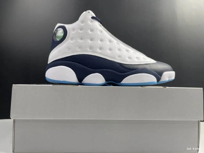 1st Kicks 690 Air Comfortable Powder Jordan Blue 13 Dark 414571- 1121